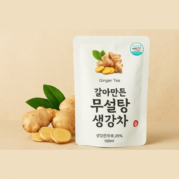 갈아만든 무설탕 생강차 100mlx21포 _참들애